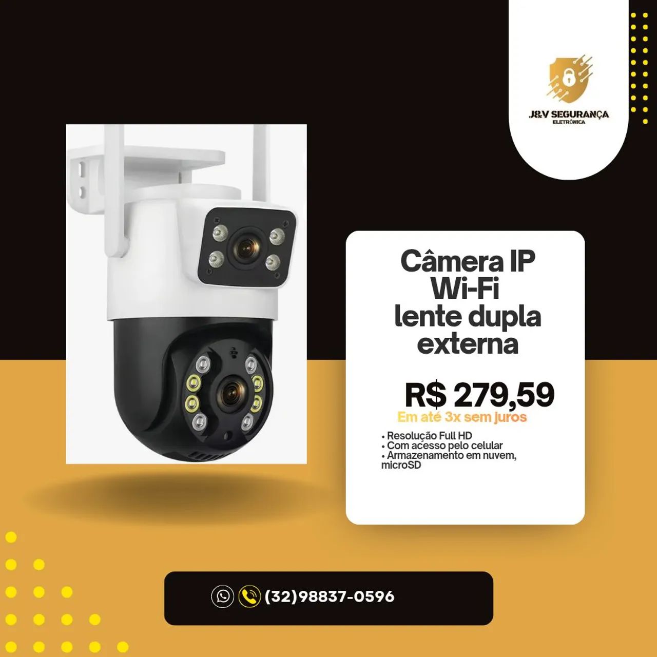 Câmera IP Wi-Fi 