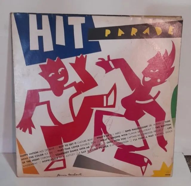 Lp Hit Parade - Som Livre - 1994 - Em Ótimo Estado