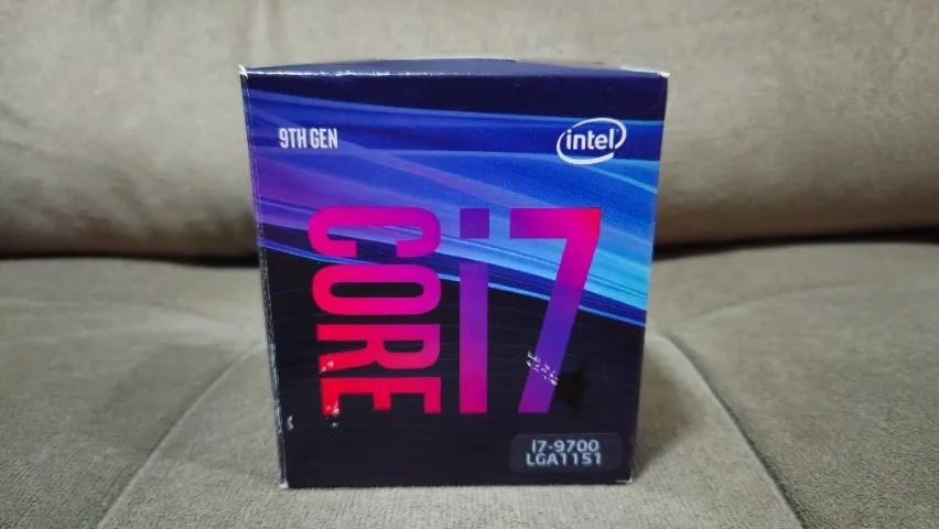 Processador Intel Core I7-9700 12 MB de cache, até 4,70 GHz.