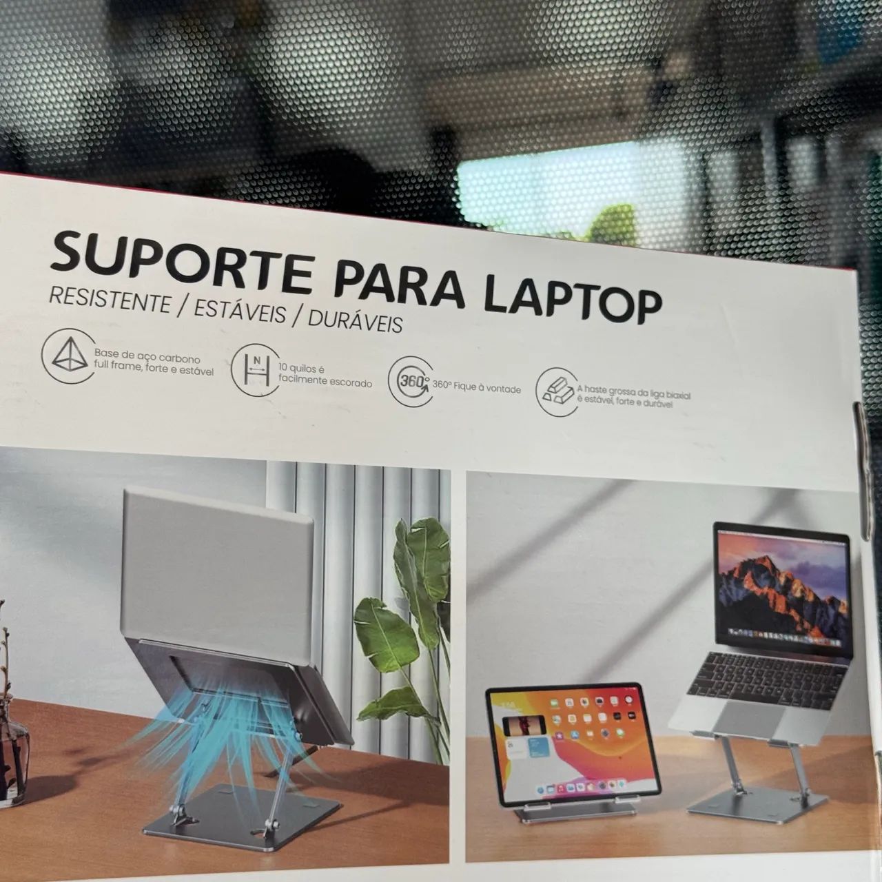 Suporte de mesa para notebook e MacBook qualidade premium  - Foto 2