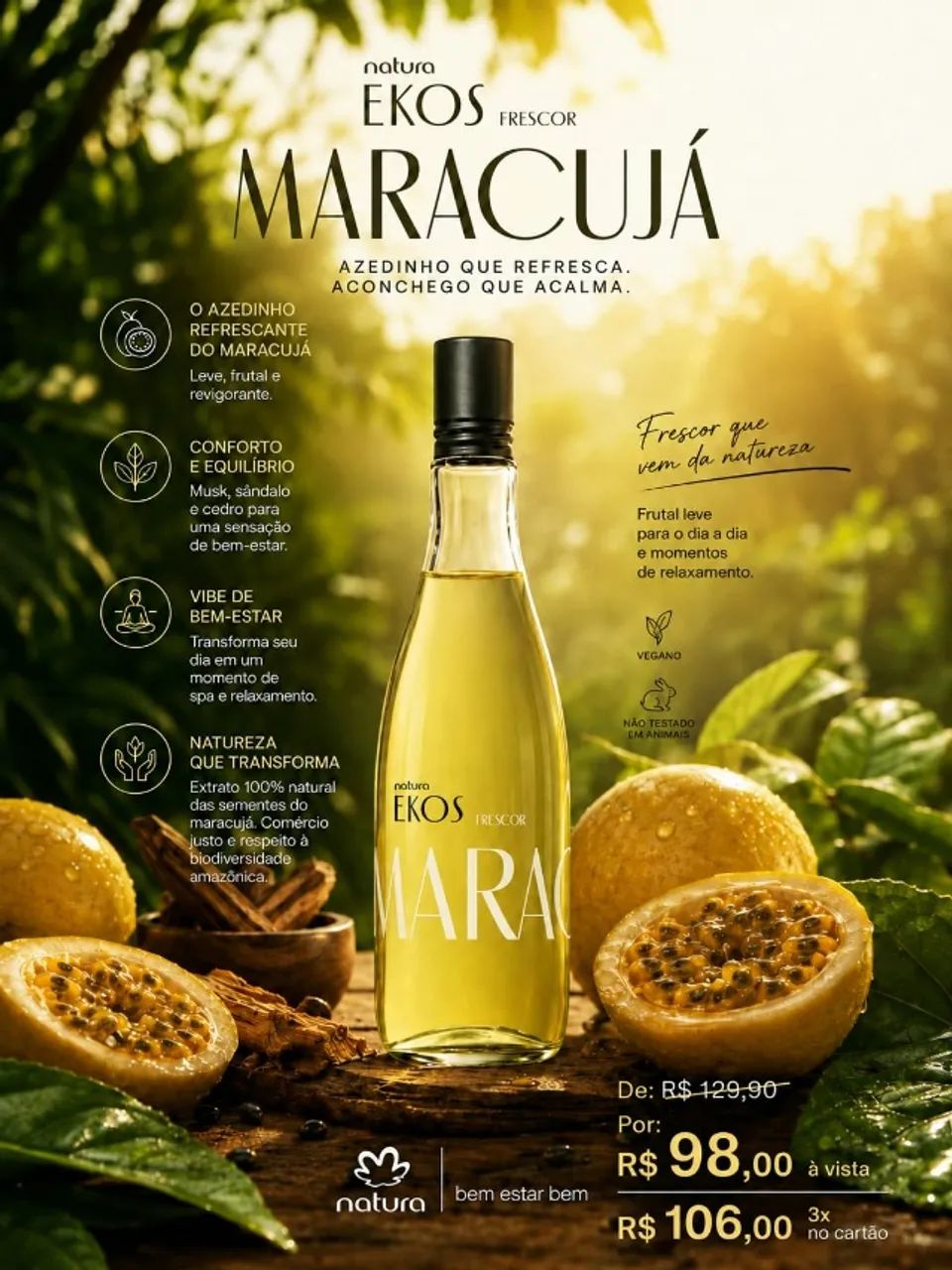 Perfume Natura Ekos Maracujá
