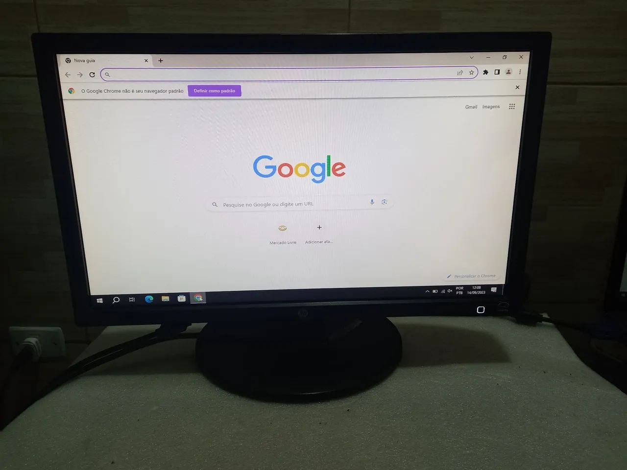 Monitor lg ou hp 20 polegadas led entradas vga e dvi giratório usado!!! - Foto 3