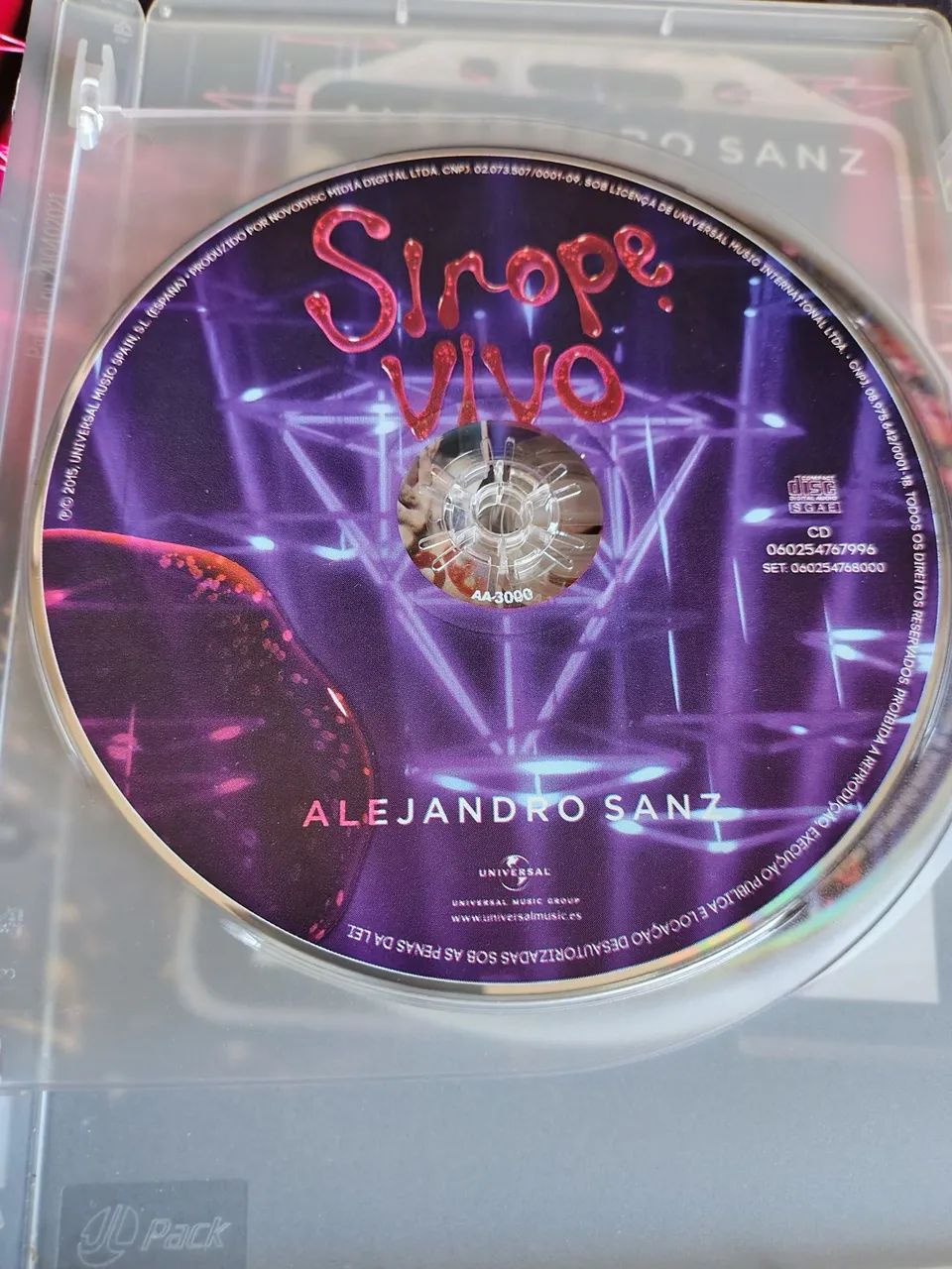 Alejandro Sanz Sirope Vivo DVD e CD  - Foto 4