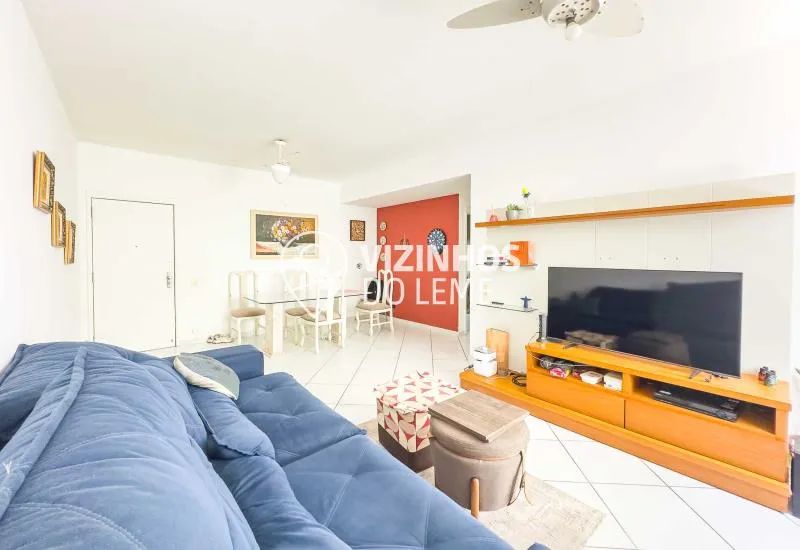 3 quartos reformado com suíte master, closet e vaga na rua mais tranquila do Leme - Foto 4