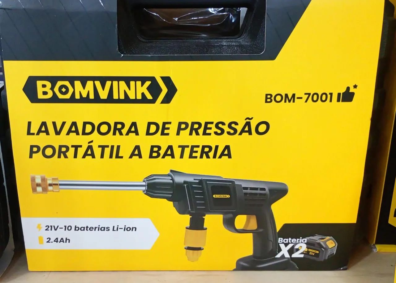 Lavadora a jato de alta pressão a bateria 