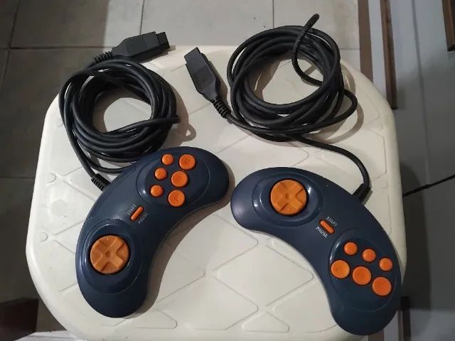 2 Controles Master System Originais com 6 Botões Guarujá