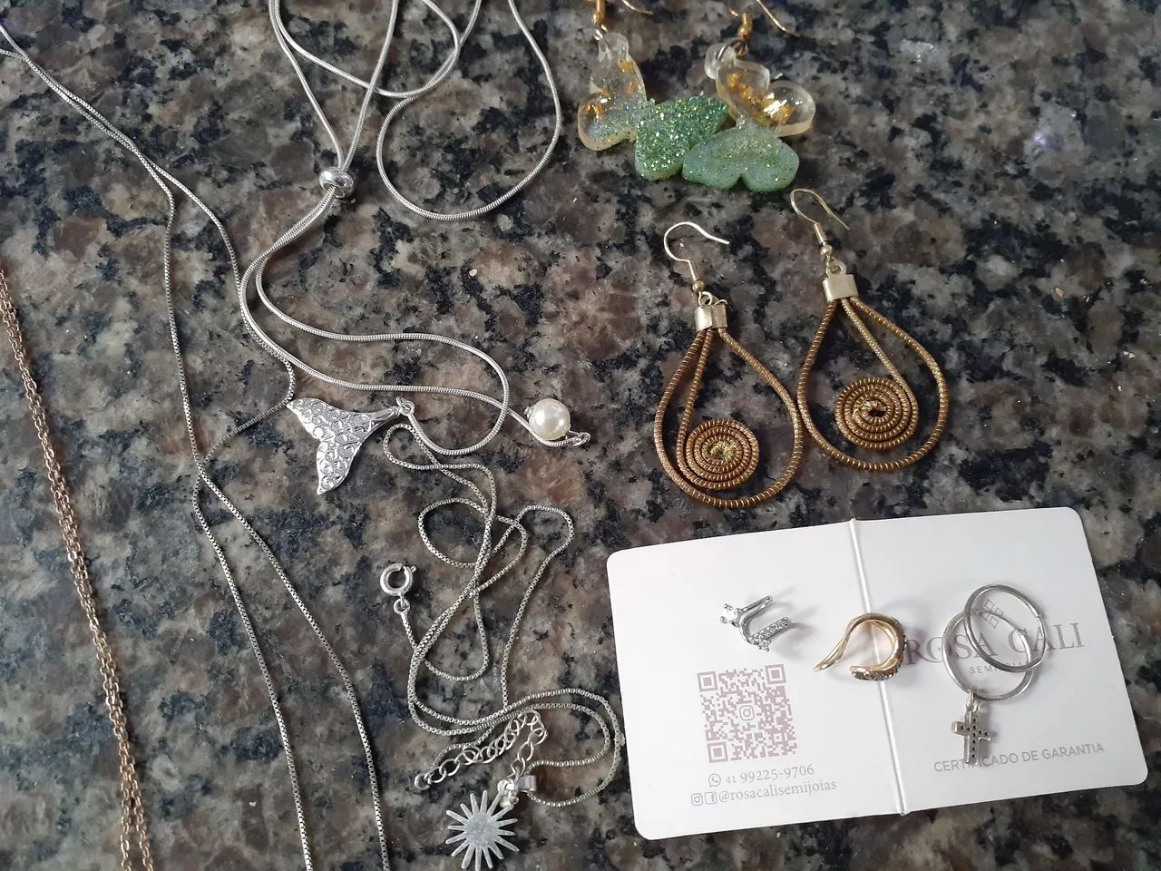 Kit acessório com pedras cristais  - Foto 2