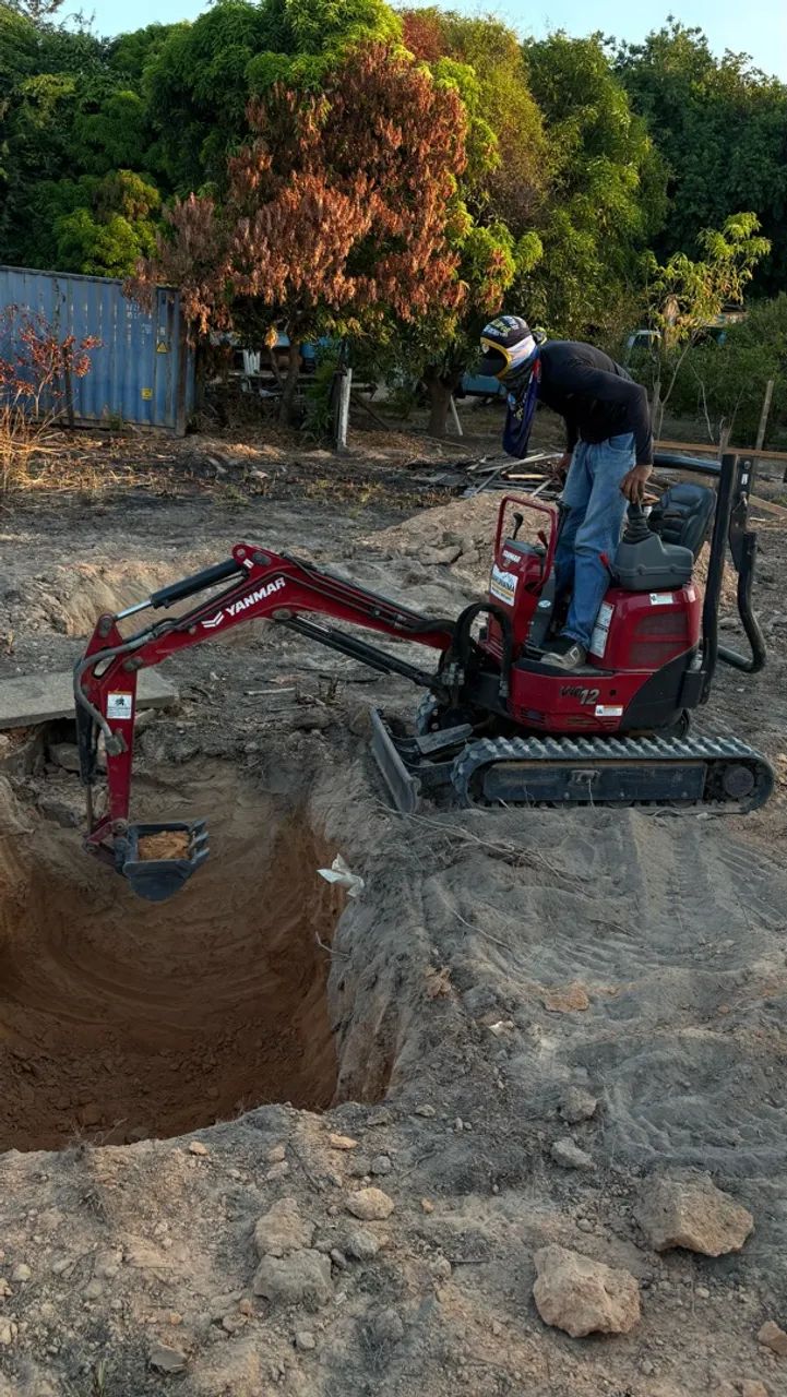 Locação de mini máquinas de terraplenagem mini escavadeira carregadeira   - Foto 5