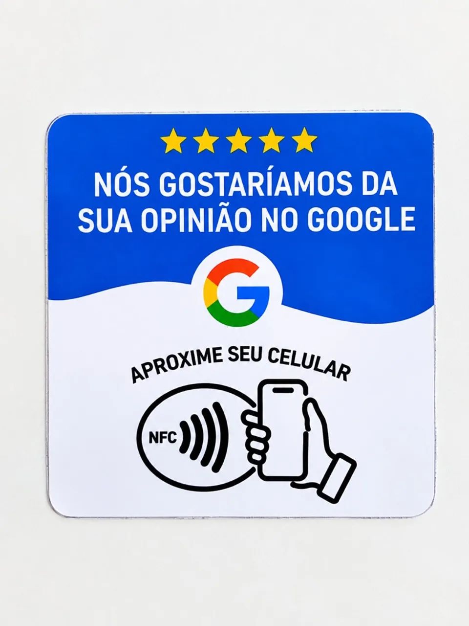Placa de Avaliação Google NFC
