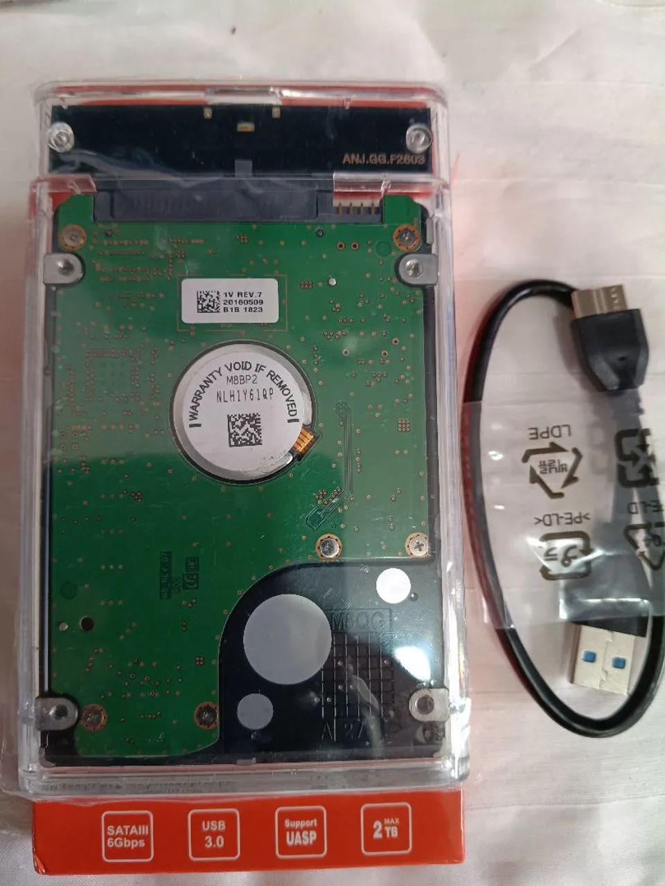HD 1 TB Seagate + Cabo USB 3.0 + Case  - 100% Saudável -  - Foto 4