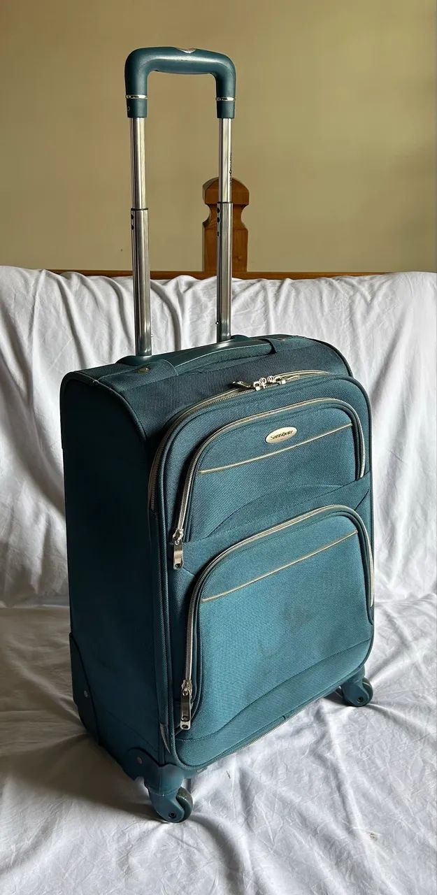 Mala Samsonite azul 23 kg