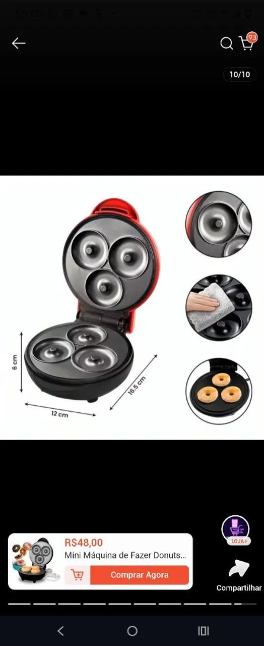 Máquina de Mini Donuts  - Foto 5