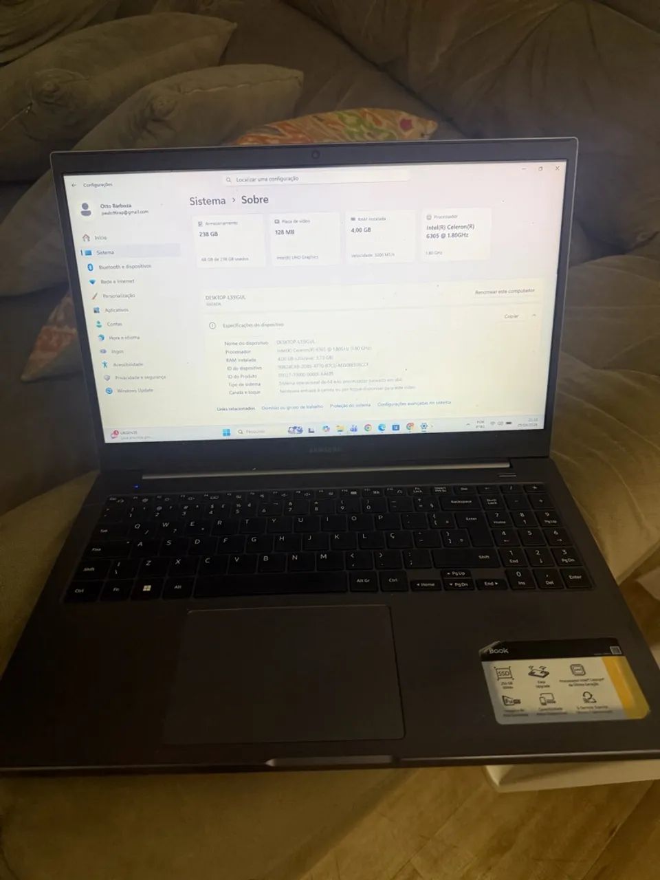 Notebook Samsung  - Foto 4