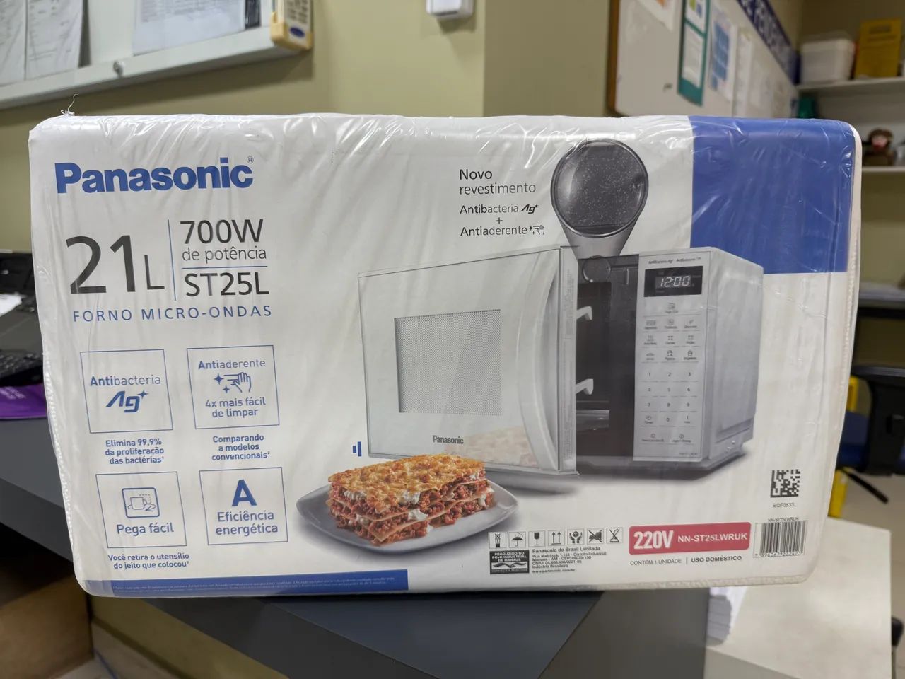 Micro-ondas Panasonic 21L 700W | 220V | Eficiência A 