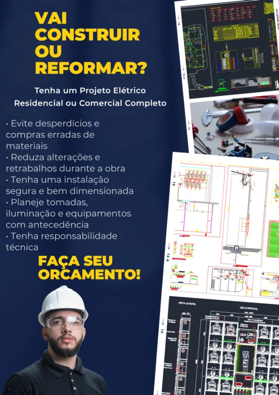 Projeto Elétrico Residencial E Comercial