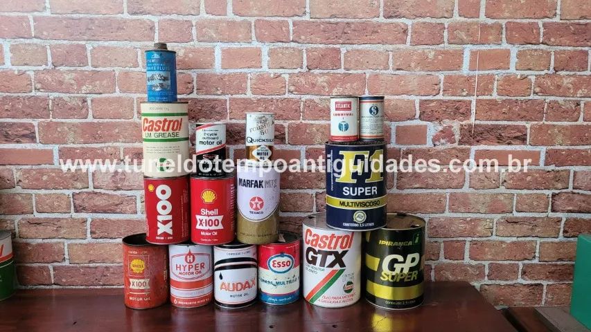 Latas Óleo Antigas