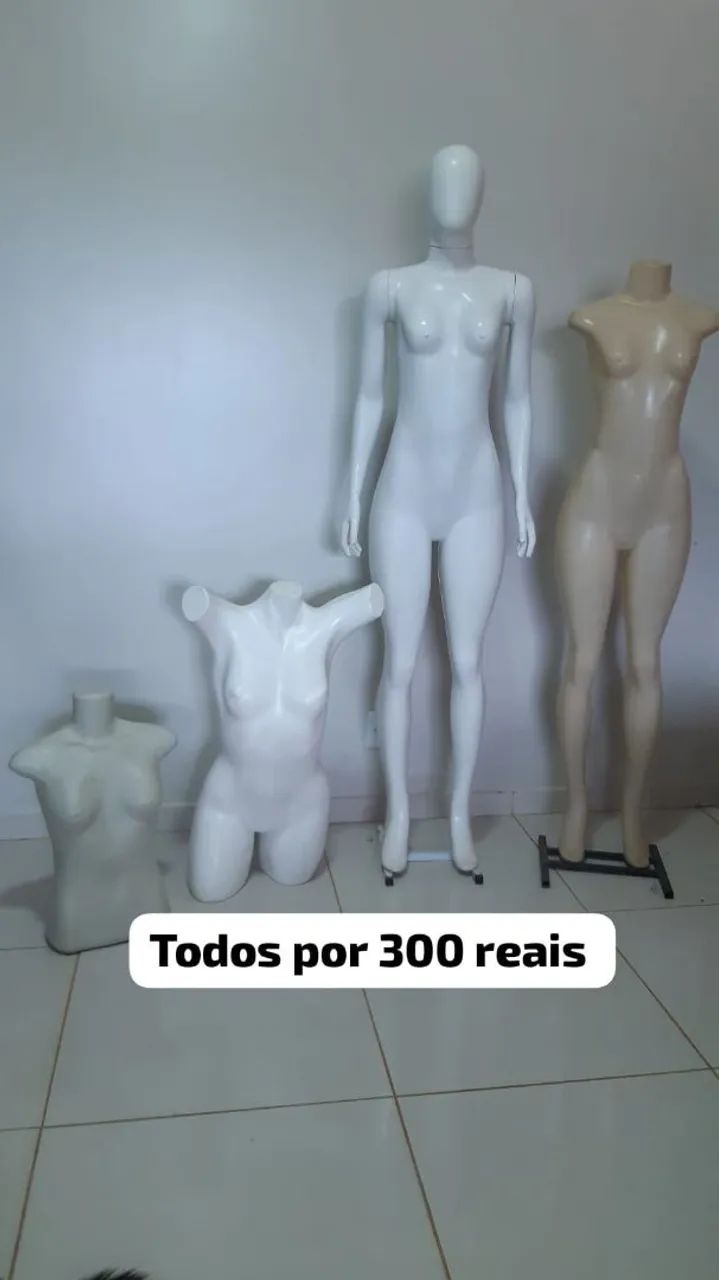 Vendo todos os manequins 