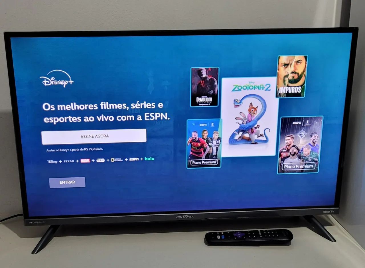 SMART TV BRITÂNIA 32" LED FULL HD  - Foto 4