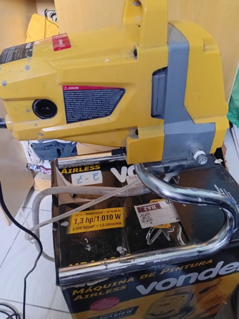 Máquina de pintura airless vonder 