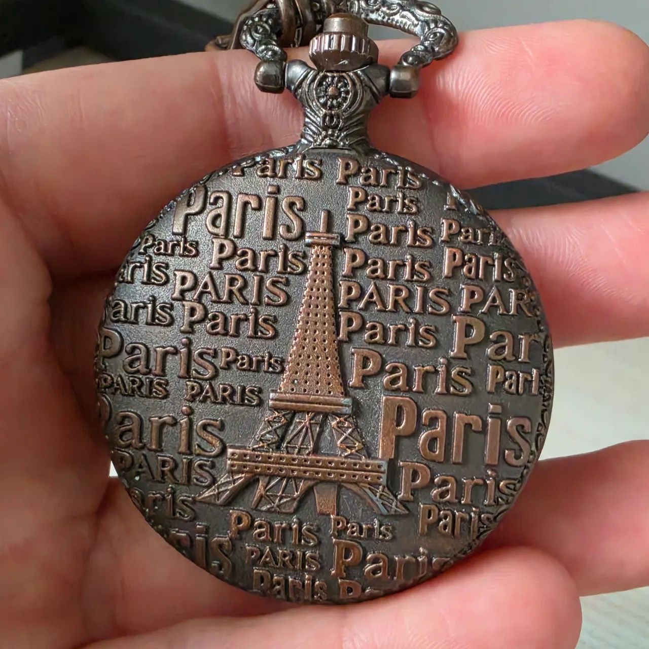 Relógio de Bolso Paris - Torre Eiffel - Foto 4