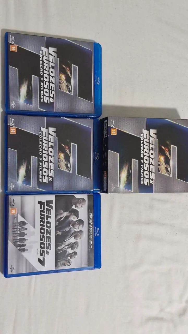 Coleção Blu-ray Velozes e Furiosos - BOX com 7 primeiros filmes da Franquia - ORIGINAL - Foto 3