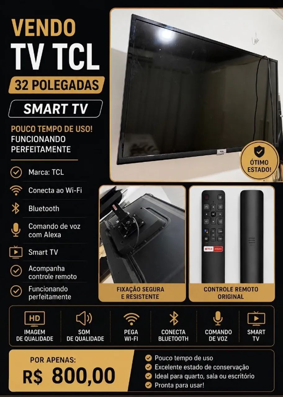 Smart Tv 32 polegadas 