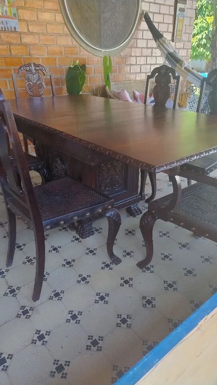 Mesa de Jantar Renascentistas Pata De Leão  - Foto 4
