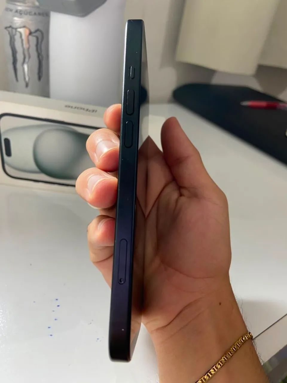 Título: iPhone 15 128GB Black (Impecável + Caixa e Capa)  - Foto 4