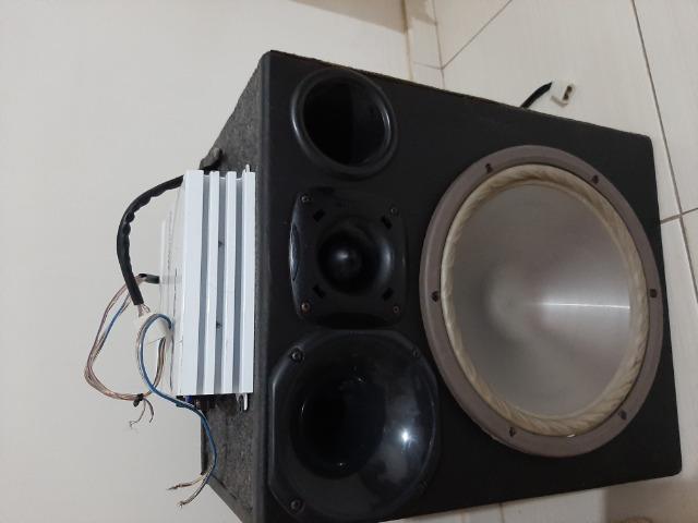 Caixa de som e amplificador - Foto 4