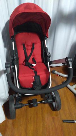 Carrinho Moisés + Bebê conforto c/ base isofix Fischer Price - Foto 6