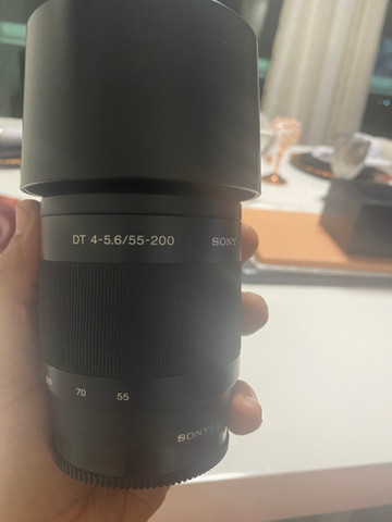 Lente Sony 55-200/4-5.6 impecável aceito cartão - Foto 2