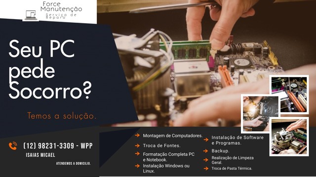 Manutenção em computadores 