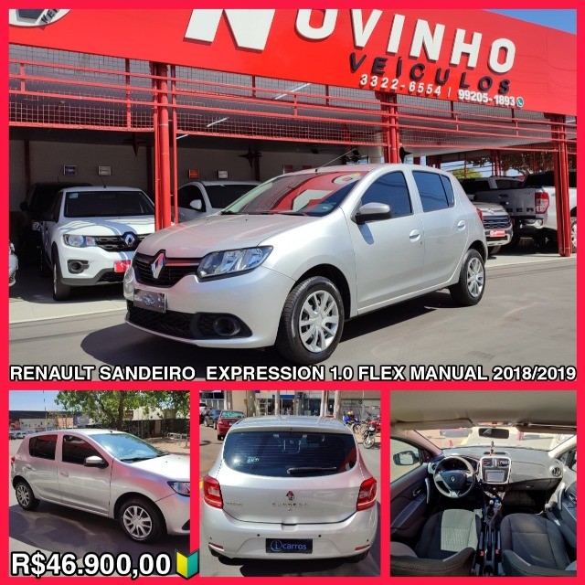 RENAULT/SANDERO EXPRESSION 1.0 FLEX MANUAL 2018/2019