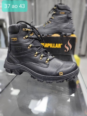 BOTA CATERPILLAR COURO PREMIUM MASCULINO