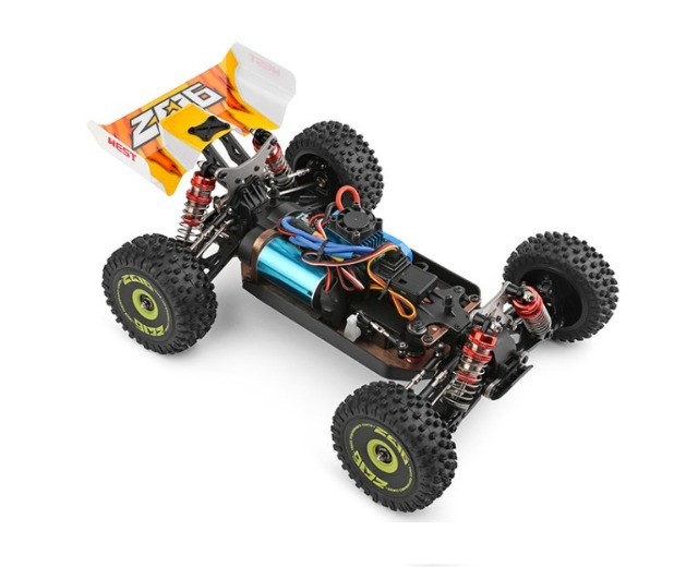 Carrinho com Rádio Controle Wltoys 144010 Combo Brushless - Atinge Até 75km! - Foto 4