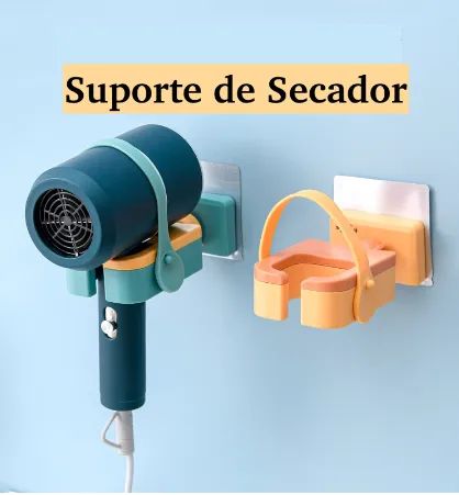 Suporte De Parede Para Secador De Cabelo.