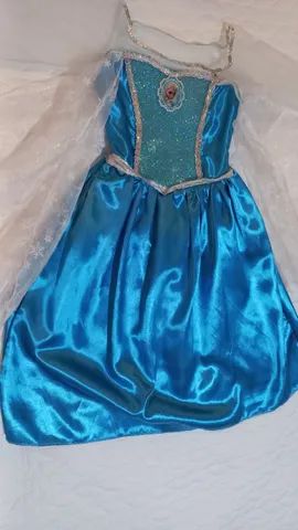 Vestido Frozen Luxo Elsa