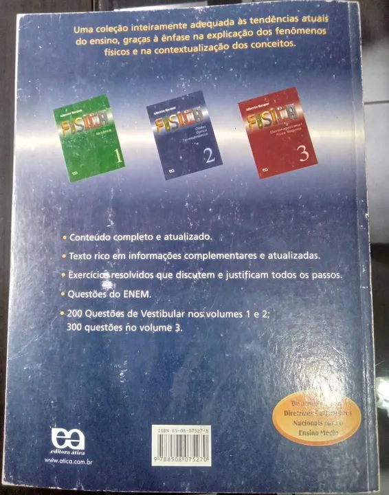Livro Física Ondas, Óptica e Termodinâmica - Vol. 2 - Alberto Gaspar - Foto 3