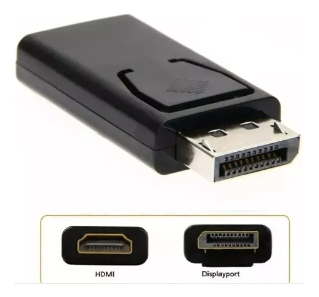 Adaptador Conversor Displayport Macho Para Fêmea Hdmi 4k - Foto 4