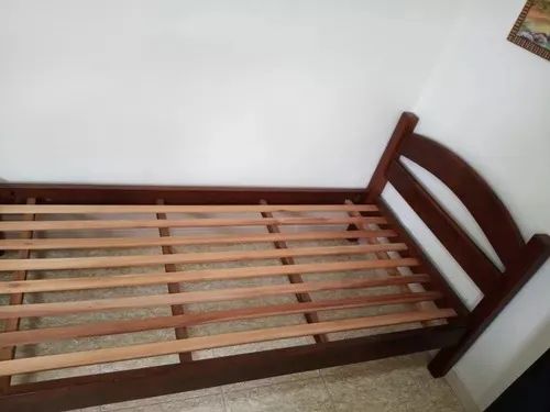 Vendo Cama De Solteiro De Imbuía Maciça - Foto 4