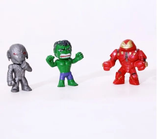 Kit c/12 Miniaturas: Marvel / Vingadores / The Avengers / Capcom Action Figure - Foto 3