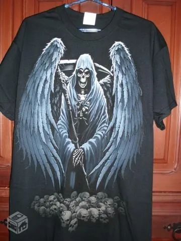 Camisa Caveira Rock Importada Americana
