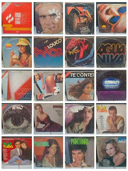 Lote 102 Lps de N9velas/Trilhas Sonoras/Disco de Vinil - Foto 3