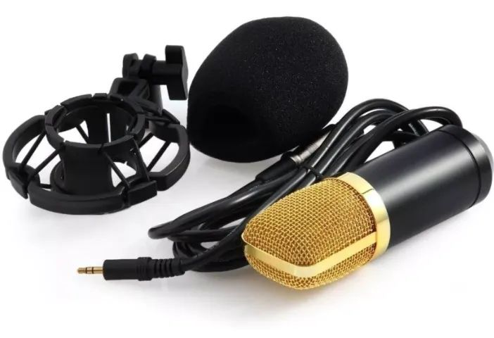 Microfone Condensador Profissional Omnidirecional Podcast - Foto 5
