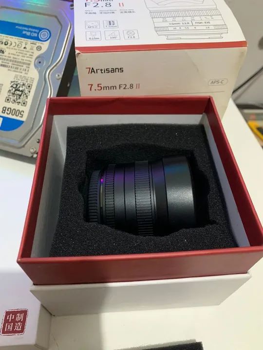 Lente FISHEYE 7.5mm F2.8 II 7artsans MFT M43  - Foto 5