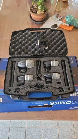 Kit Microfone Shure PGDMK6 ZERADO - Foto 3