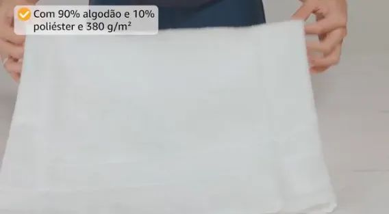 Toalha de Banho, Branco, 70 x 135 cm, 1 Unidade  - Foto 4