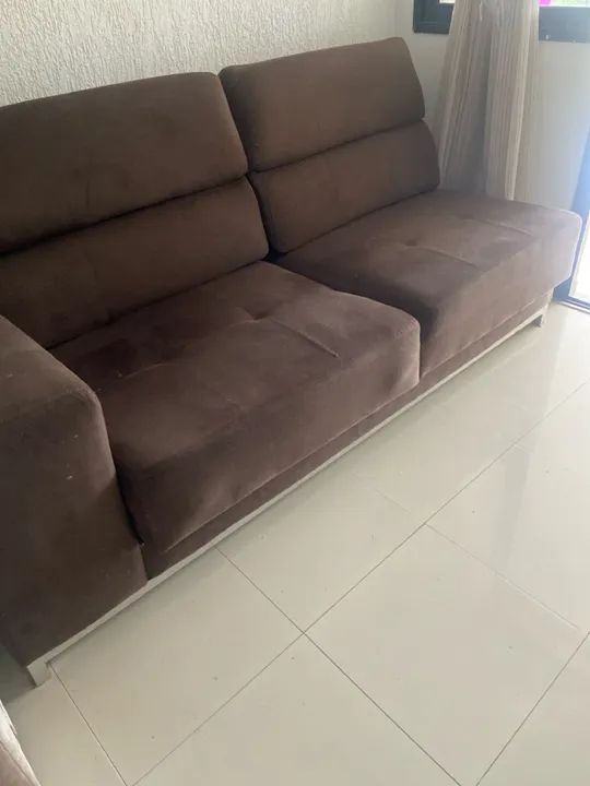 Sofá suede comprado no Casashopping - Foto 3