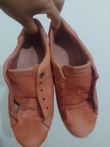 sapatênis feminino Arezzo couro legítimo  - Foto 4