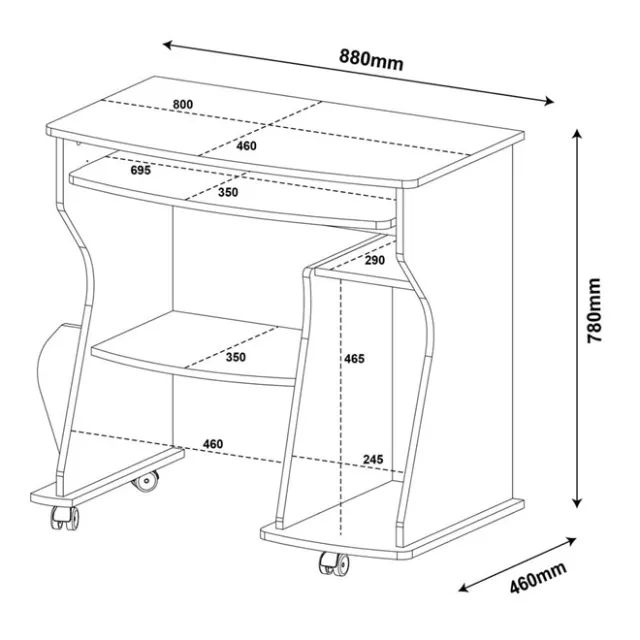 Promoção Mesa Escrivaninha computador - Foto 2